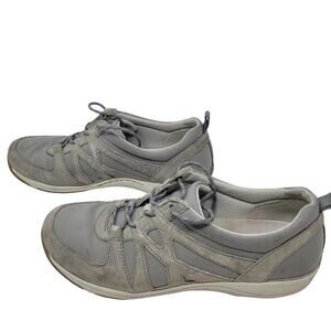 Dansko Hatty Suede Comfort Sneakers Grey Size 42 US Womens 10.5 VERY Mens 9